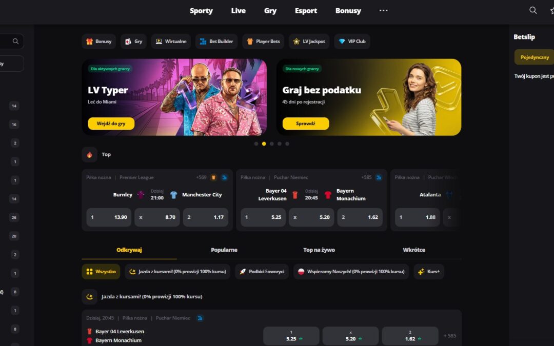 Sporty wirtualne w LV BET – najlepsza oferta 24/7 dla fanów szybkich zakładów